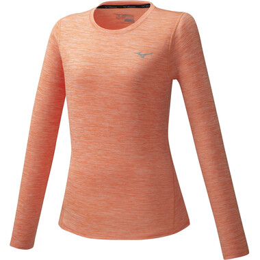 MIZUNO IMPULSE CORE Women's Long-Sleeved T-Shirt Coral 2020 0